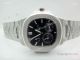 Copy Patek Philippe Nautilus Power Reserve Watch Stainless Steel Black 40mm (4)_th.jpg